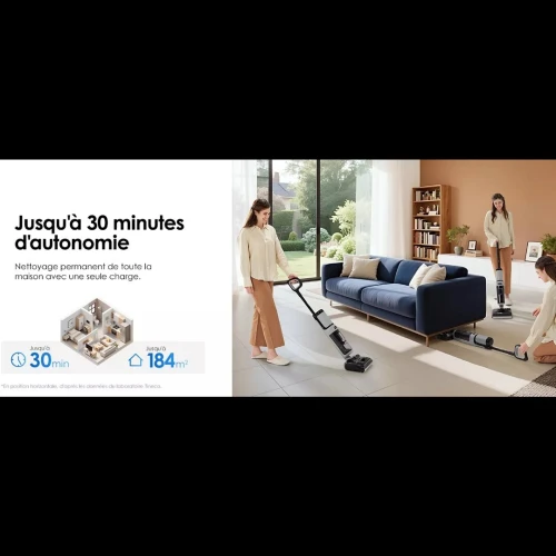 Aspirateur laveur TINECO Floor One i5 Stretch Plus Light gris