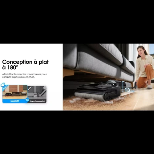 Aspirateur laveur TINECO Floor One i5 Stretch Plus Light gris
