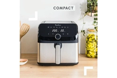Moulinex Friteuse sans huile air fryer Easy Fry Mega 7,5L EZ855D20-2000W