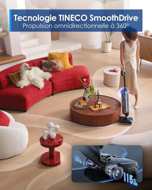 Aspirateur Balai sans Fil TINECO Floor One S9 Artist Premium