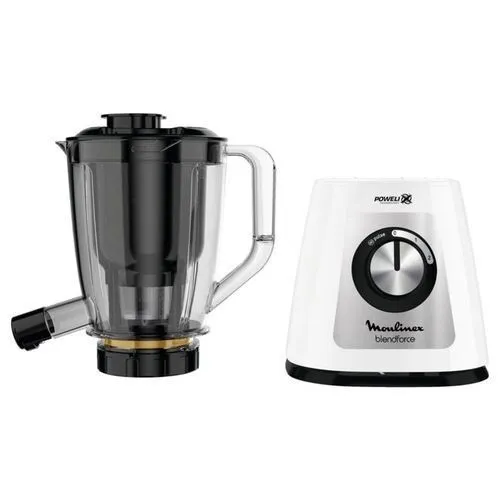 Blender Moulinex  800W Blendforce 2 en 1 + Bol Centrifugeuse-LM43Q110-Blanc