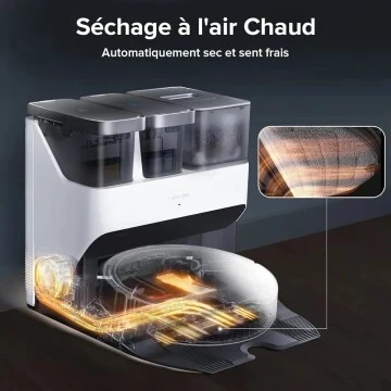 Robot Roborock S7 Max Ultra 5500Pa Lavage Séchage Et Remplissage Automatique Vocale/APP