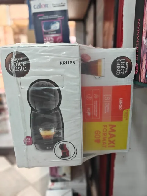 Machine a Cafe KRUPS Nescafé Dolce Gusto + 60 capsules de café lungo  multi-boissons, 15 bars