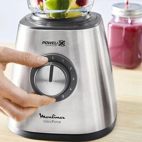 Blender Moulinex Blendforce 800W Base 1,75L Lm439D10 En Verre