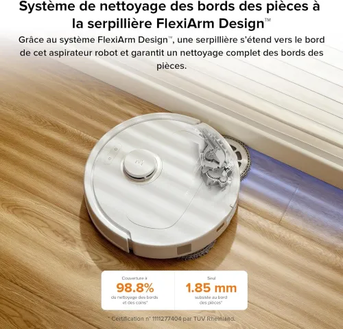 Aspirateur Roborock Qrevo Pro Robot Laveur blanc   