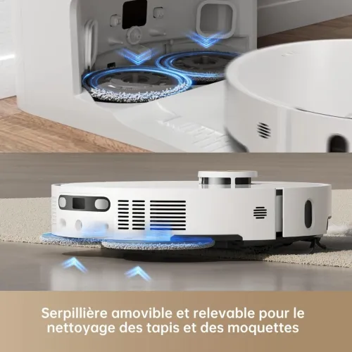 Aspirateur Robot Laveur DREAME X40 ULTRA COMPLET Couleur Blanc