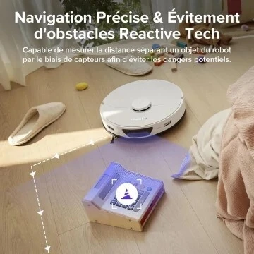 Robot Roborock S7 Max Ultra 5500Pa Lavage Séchage Et Remplissage Automatique Vocale/APP