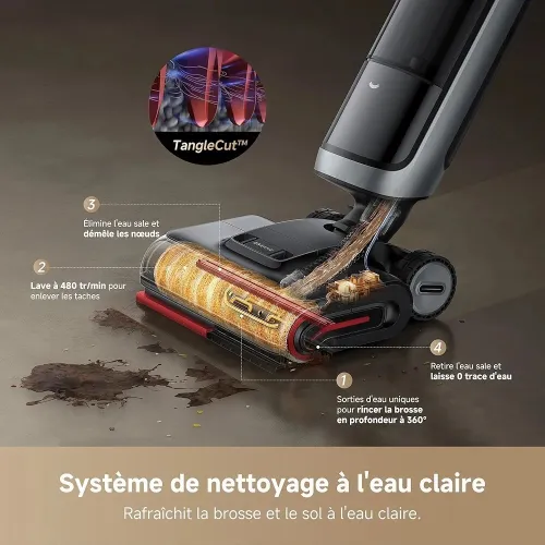 Aspirateur laveur DREAME H15 Pro Heat