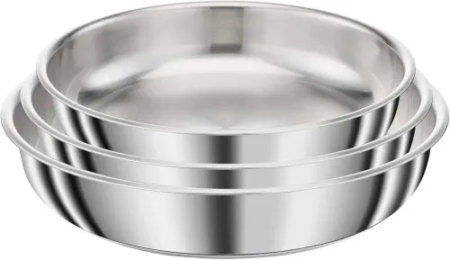 Batterie de cuisine Seb Compact inox 10 pcs L953SA04