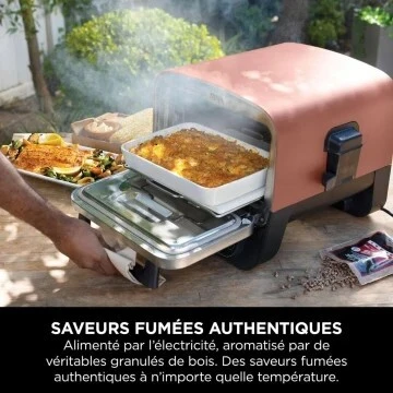 Ninja Woodfire Four à Pizza Extérieur Électrique 8 En 1