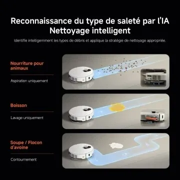 Aspirateur XIAOMI Robot Laveur  5 Pro 20000 Pa