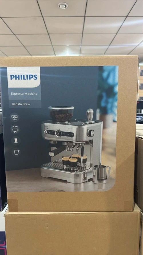 Machine expresso Philips Barista Brew  avec broyeur grise