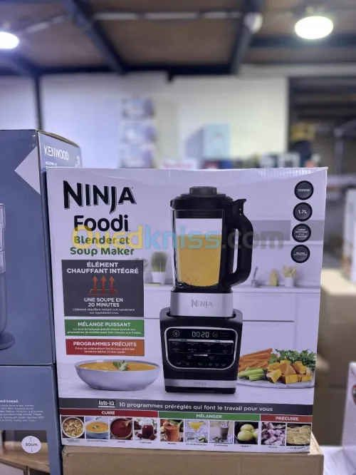 Blender ninja 1000W noir/en verre   HB150EU