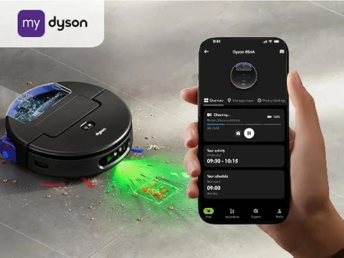 DYSON Spot + Scrub AI - Aspirateur robot laveur - 18 000 Pa - 140 min - 2,3 L