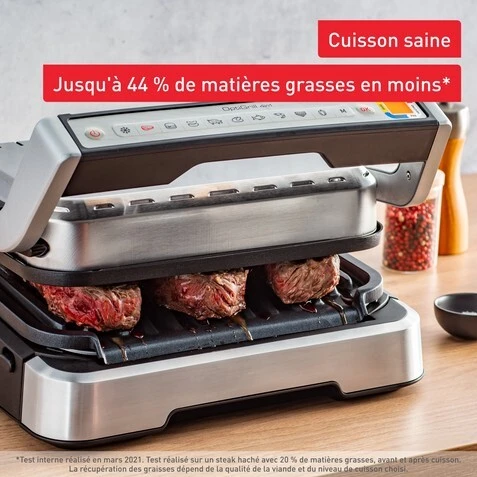 Grill À Viande TEFAL OptiGrill 4in1 2100W 9 programmes  grill  électrique