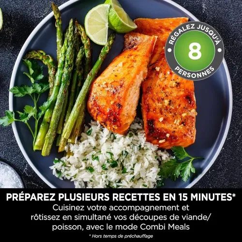 Ninja Combi 12-en-1 Multicuiseur Four,  12L Autocuiseur et Friteuse sans huile 12 Fonctions 1780W 