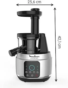 Moulinex EXTRACTEUR DE JUS Fruits et Légumes 150W ZU420E10 Noir/ Gris 