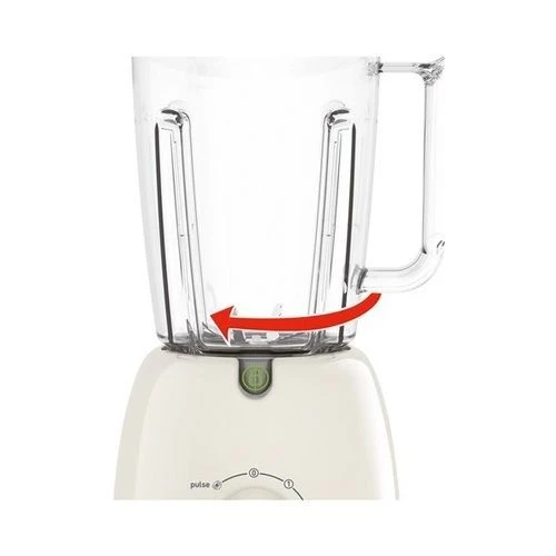 Moulinex Blender 1,75L MOULINEX SOLEIL 500W IVOIRE LM355A10 2 VITESSES - FONCTION PULSE