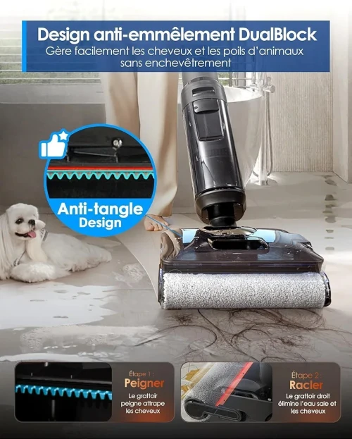 Aspirateur laveur Tineco Floor One S7 Stretch steam plus