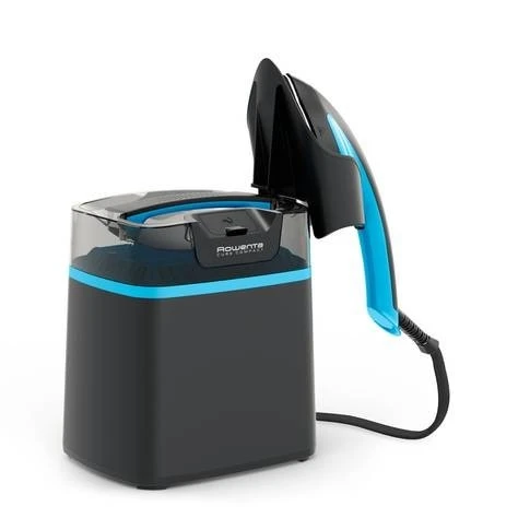 DEFROISSEUR A VAPEUR ROWENTA CUBE COMPACT 5 BARS NOIR ET BLEU 2980W UR1512D1