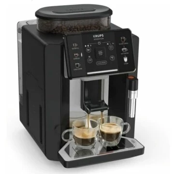 Krups Machine A Cafe Broyeur 15 Bars Noir EA910A10 - Sensation-Interface Tactile