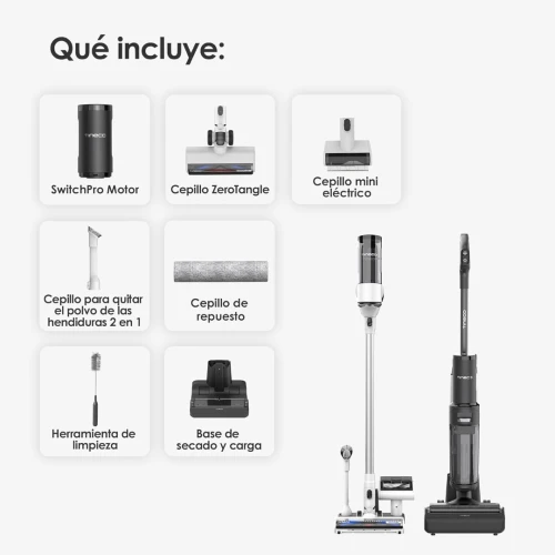 Aspirateur Balai Laveur Tineco FLOOR ONE SWITCH S7 Laveur Intelligent Multi-Fonctions