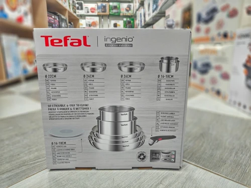 Batterie de cuisine Tefal 8 PIECES INGENIO EMOTION INDUCTION ET FOUR L8968S04