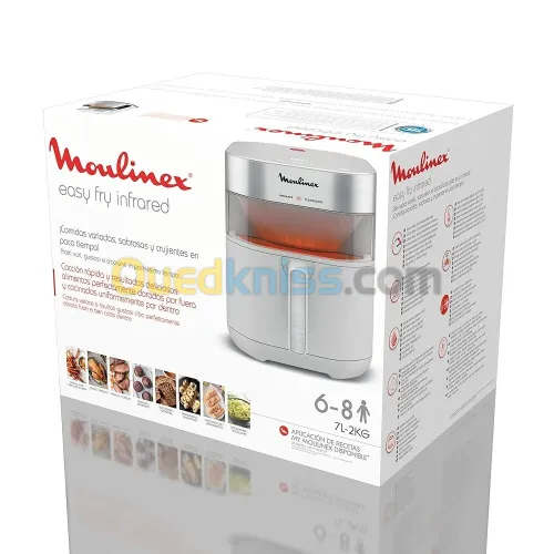 Moulinex Friteuse Sans Huile Air Fryer Easy Fry Infrared 7L EZ831GF0