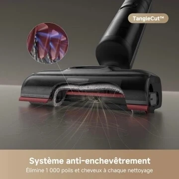 Aspirateur Laveur dreame H15 Pro 21kPa-séchage 5 Min 90C- portée à Plat 180 degrees -1h autonomie