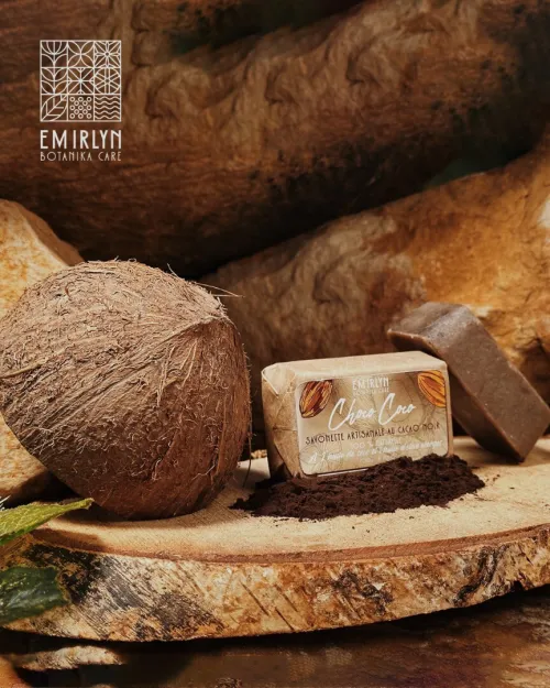 Savon Naturel au Caco Noir hydratant 