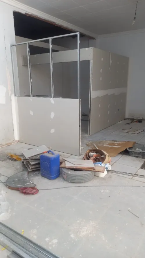 Habillage placoplâtre Mur et plafond avec isolation thermique et phonique