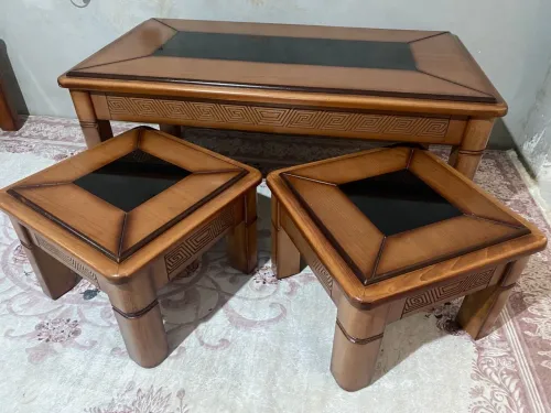 Table basse en bois hêtre