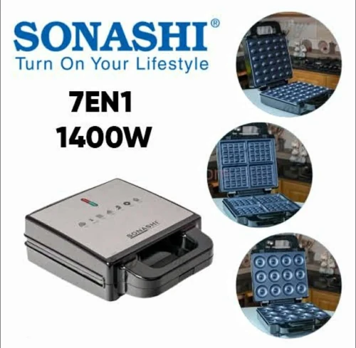 Sonashi panineuse multi grill 7 in 1