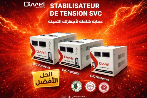 STABILISATEUR DE TENSION ANDELI DIMEL 3KVA/5KVA/10KA 220V