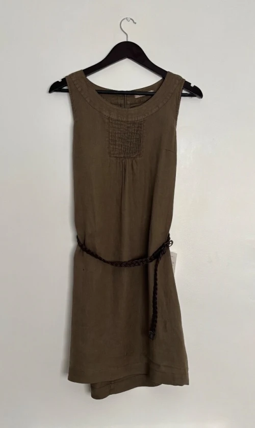 Robe vert foncée Camaïeu 
