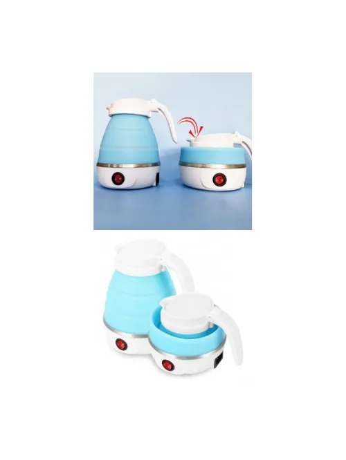 غلاية كهربائية وقابلة للطي Bouilloire Electrique Portable & Pliable En Silicone Durable 600Ml
