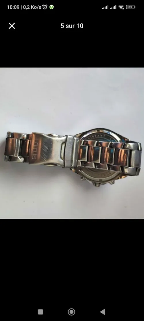  Montre LOTUS classic silver 15412