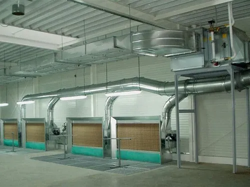 conception et installation des systèmes d'extraction des vapeurs chimiques