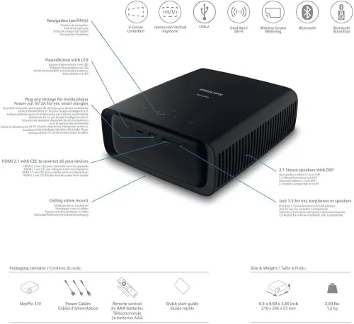 DATASHOW NPX110/INT PHILIPS