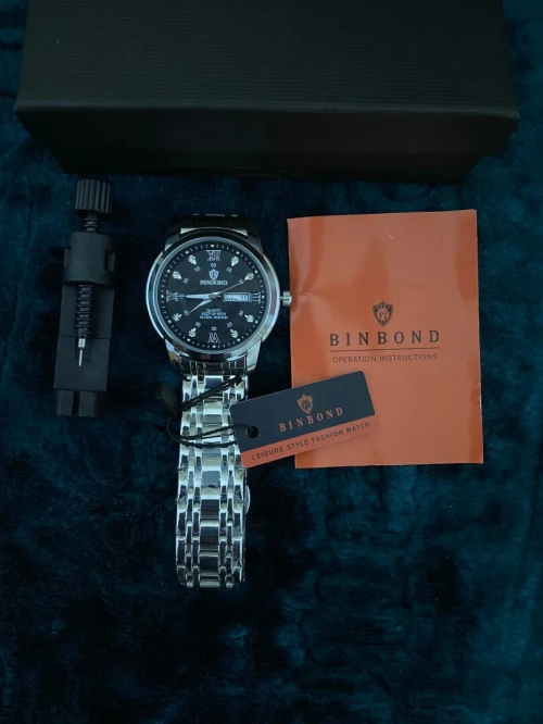 Montre BINBOND certifié Originale    BINBOND  ساعة أصلية من العلامة   Photos réelles