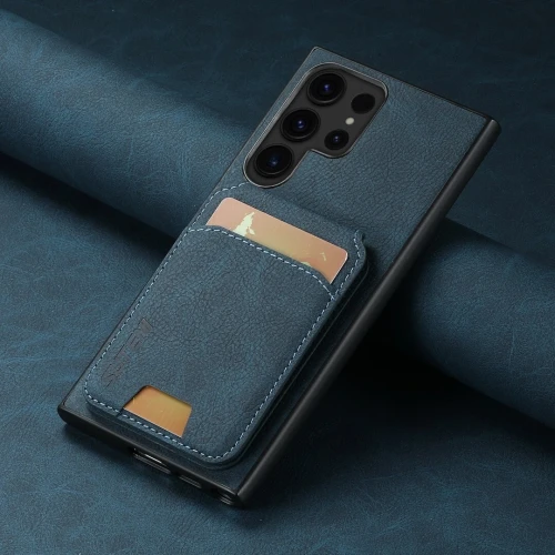 Étui portefeuille en cuir Synthétique porte-cartes pour Samsung Galaxy S24 Ultra