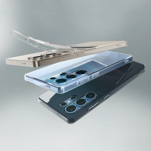 Antichoc S25 Ultra Transparent Coque Samsung Galaxy S25 Ultra Protection Spigen Liquid Crystal