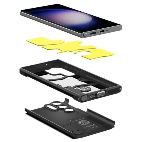 Spigen Pochette Tough Armor Coque Antichoc Pour Samsung Galaxy S23 Ultra Avec Support