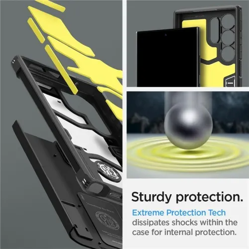 Antichoc Galaxy S24 Ultra Spigen Tough Armor Original Made in Korea Haute de Gamme
