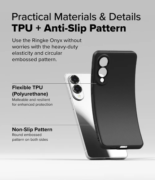 Ringke Coque Samsung Galaxy S25 Edge Case Antichoc Antidérapant Flexible Ultra Fine  Souple Étui