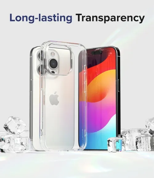 Antichoc Original iPhone 15 Pro Max Transparente Clear Rigide TPU Souple Étui Antichoc de Protection
