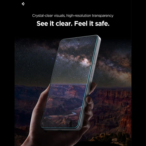 Incassable Samsung Galaxy S26 Ultra Verre Trempé Glass S26 Ultra Installation Facile Spigen Glas Tr Ez Fit Pro HD Tempered Glass 2-pack for Samsung Galaxy S26 Ultra - 2Pcs