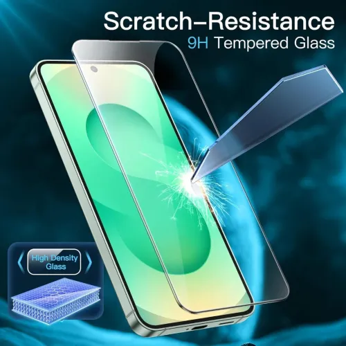 Protection D'écran Samsung Galaxy S25 Incassable Verre Trempé Transparent Lot de 3