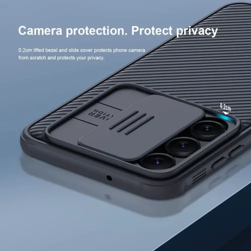Antichoc Avec Protection Camera Pour Samsung Galaxy S23 Plus Nillkin CamShield Pro Magnetic s23+