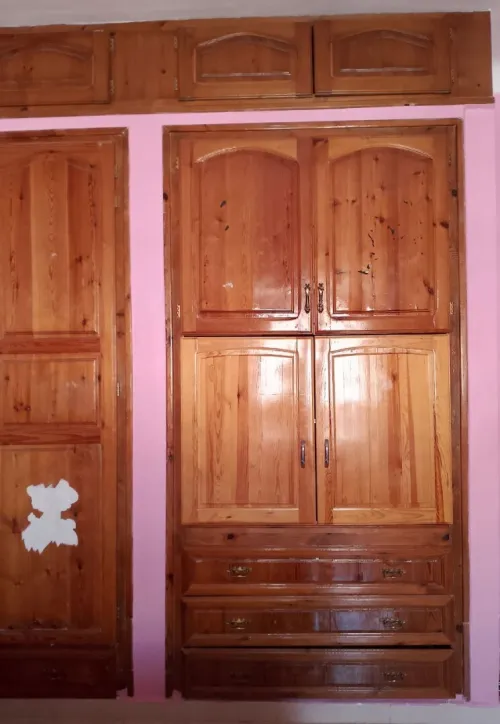 Portes Placard Bois Rouge